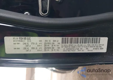 2016 Dodge Journey R/T from USA, damaged, VIN 3C4PDDEG7GT117183